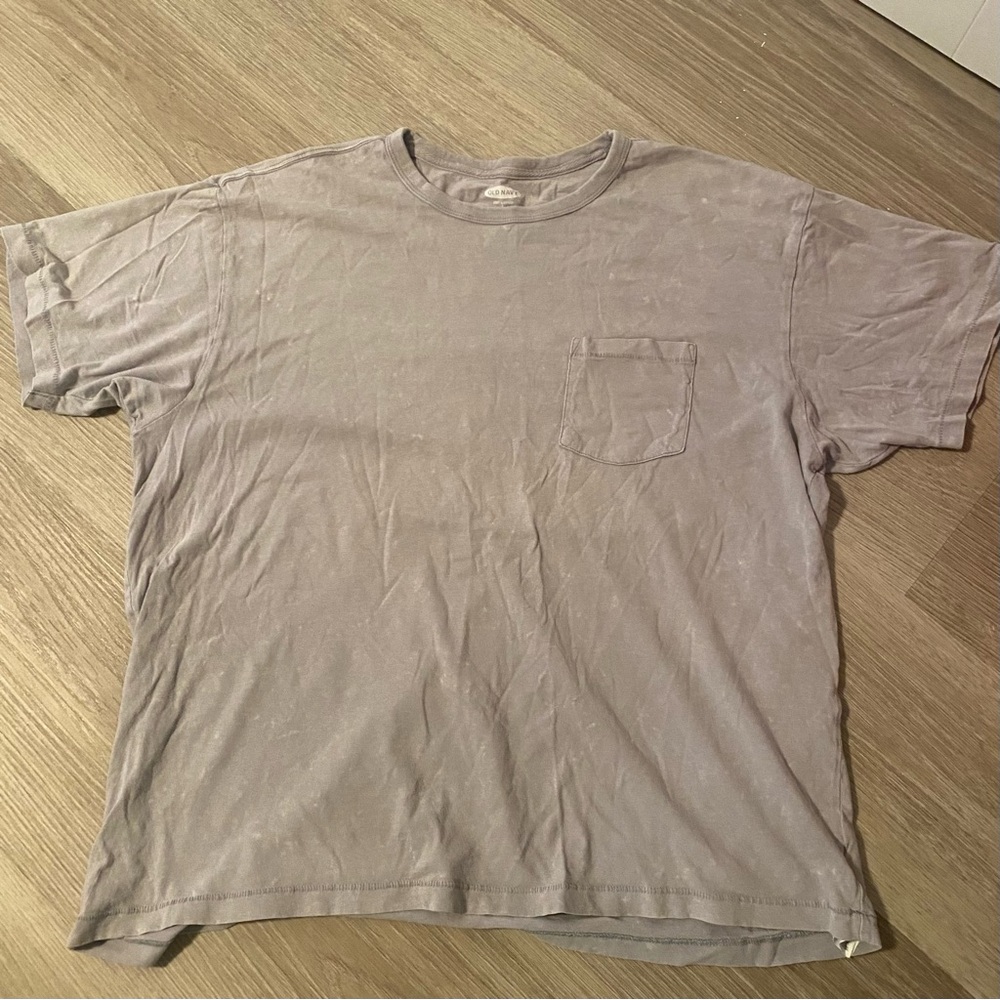 Men’s Large Old Navy Plain Gray T-Shirt